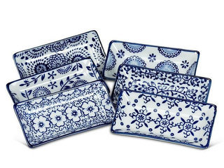 Blue Print serving tray Product Image